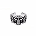 CH-S925 Silver Plated Vintage Open Hip Hop Ring（27）