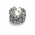 CH-S925 Silver Plated Vintage Open Hip Hop Ring（18）