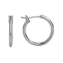 Boucles d'oreilles rondes lisses minimalistes 