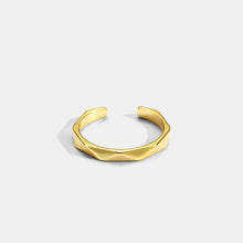 Bague fine géométrique 