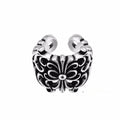 CH-S925 Silver Plated Vintage Open Hip Hop Ring（16）
