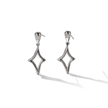 Irregular hollow star earrings