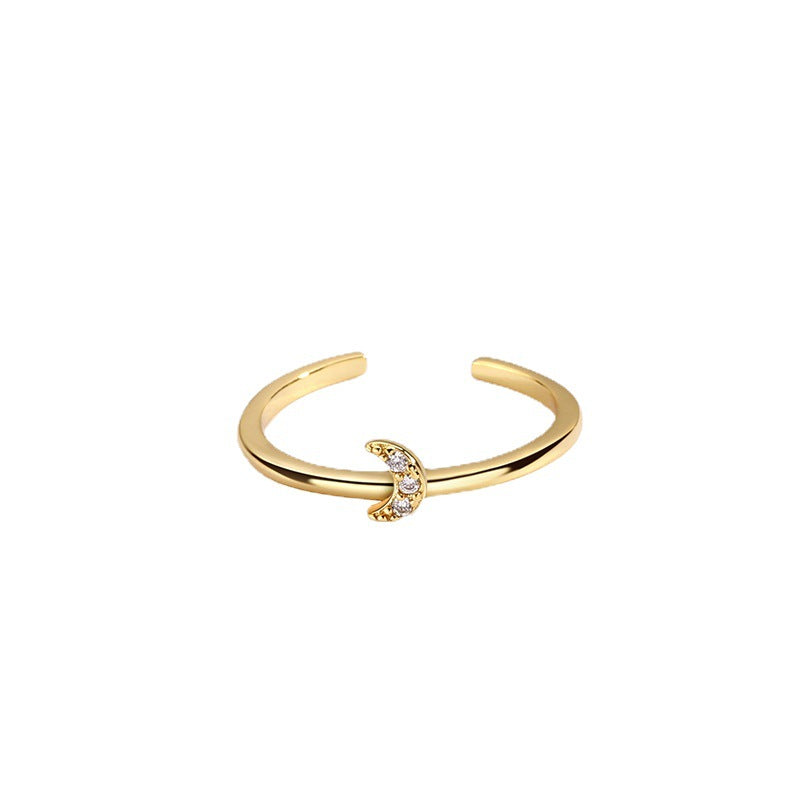 Moon Diamond Ring