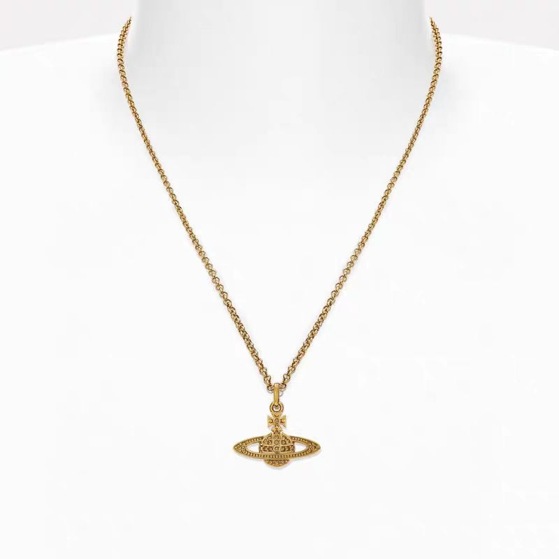 Classic Full Diamond Planet Necklace