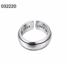 CH-S925 Silver Plated Vintage Open Hip Hop Ring