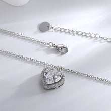 Heart Shaped Diamond Necklace