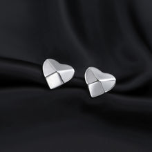 Boucles d'oreilles lisses Fashion Simple Love 
