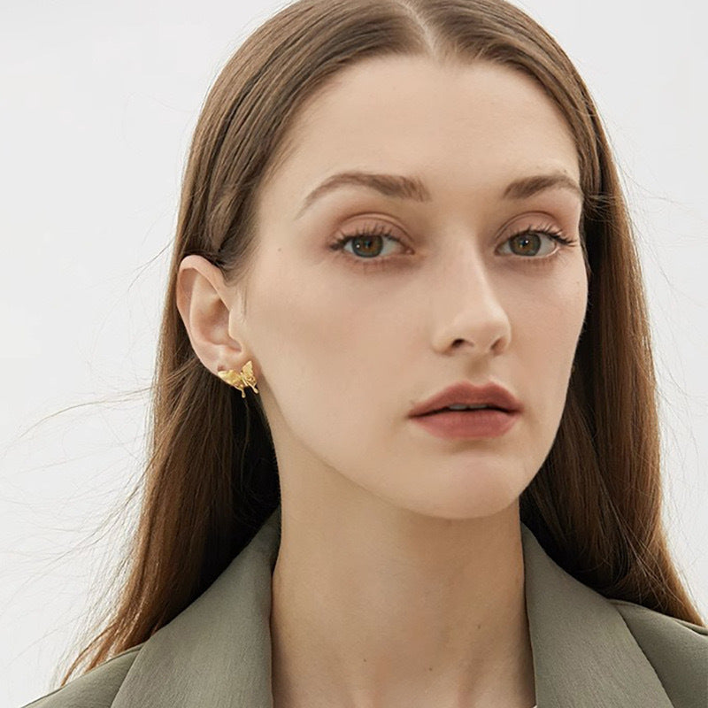 Boucles d'oreilles papillon 