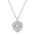 Heart Shaped Diamond Necklace