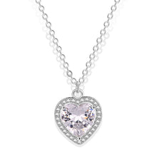 Heart Shaped Diamond Necklace