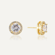 Boucles d'oreilles rondes exquises et simples 