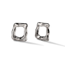 Clous d'oreilles carrés irréguliers 