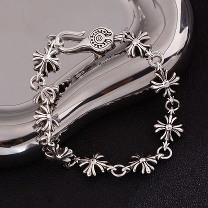 Cross Flower Bracelet