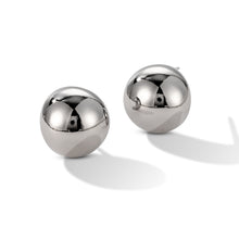 Boucles d'oreilles hémisphériques lisses Temperament 