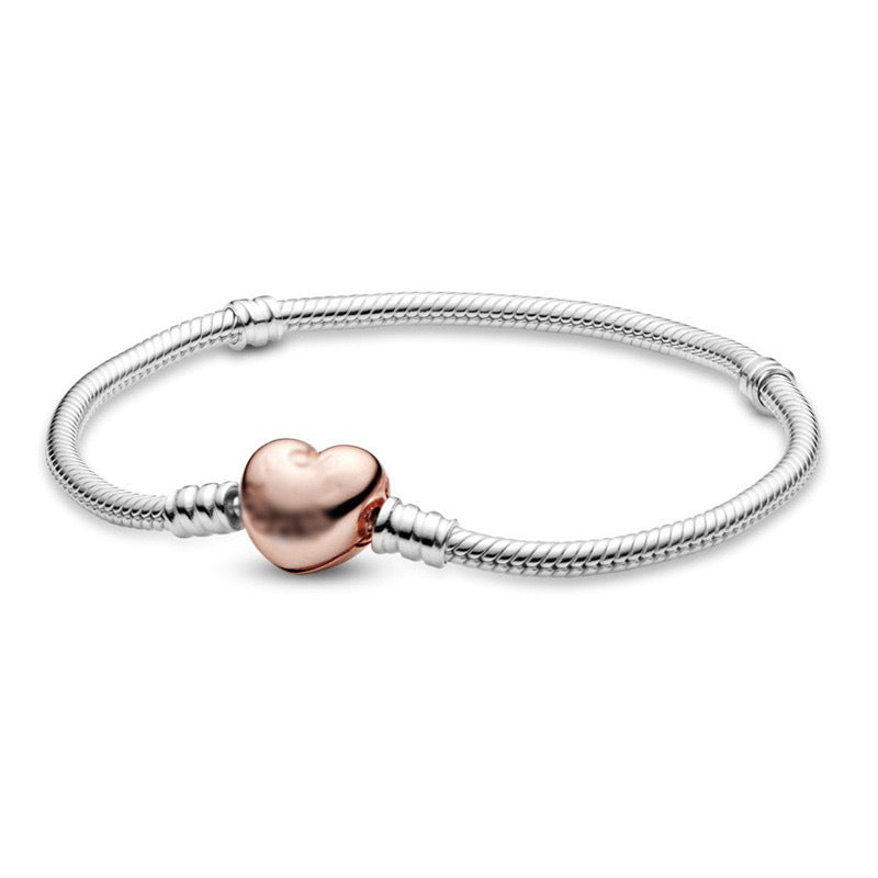 S925 Silver Plated Beaded Bracelet