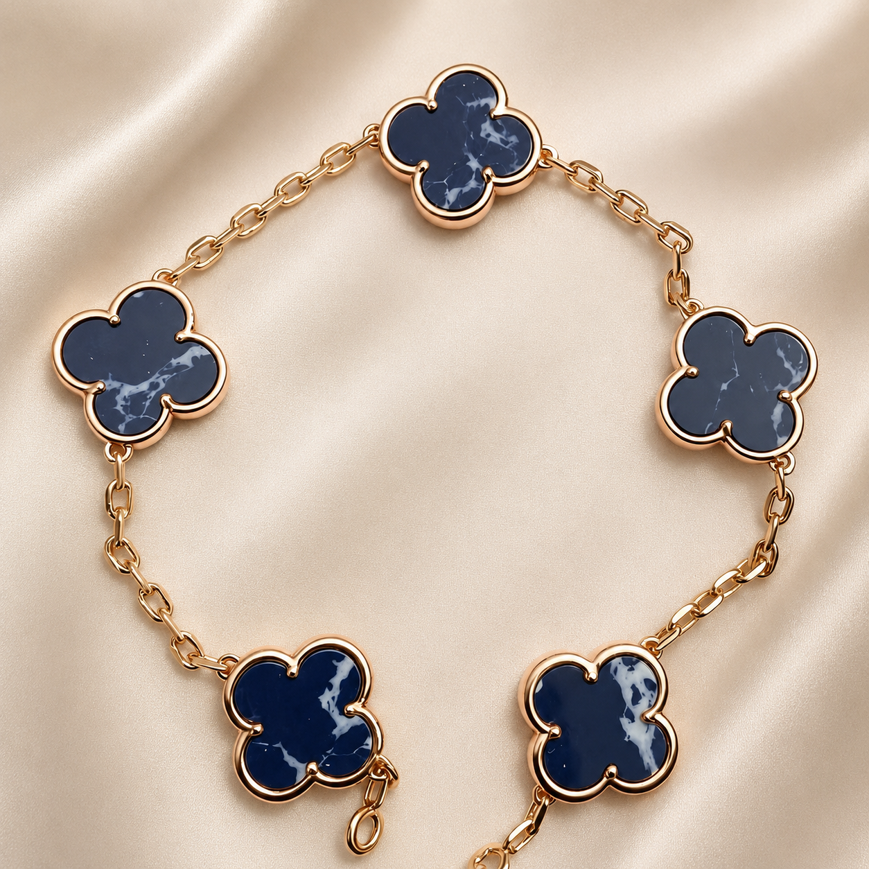 Eternal Clover Pro Bracelet | 18K Gold Plated Luck & Elegance (Rose Gold Chain) LuckCoo