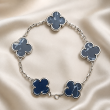 Eternal Clover Pro Bracelet | 18K Gold Plated Luck & Elegance (Silver Chain) LuckCoo