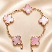Eternal Clover Pro Bracelet | 18K Gold Plated Luck & Elegance (Rose Gold Chain) LuckCoo