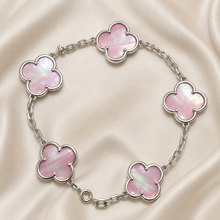 Eternal Clover Pro Bracelet | 18K Gold Plated Luck & Elegance (Silver Chain) LuckCoo