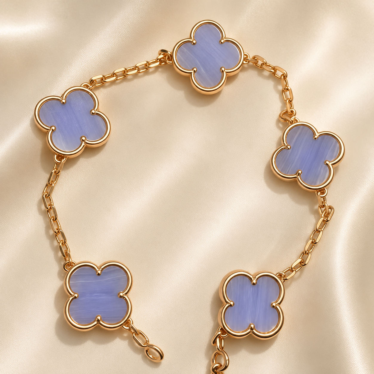 Eternal Clover Pro Bracelet | 18K Gold Plated Luck & Elegance (Rose Gold Chain) LuckCoo