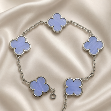 Eternal Clover Pro Bracelet | 18K Gold Plated Luck & Elegance (Silver Chain) LuckCoo