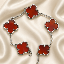 Eternal Clover Pro Bracelet | 18K Gold Plated Luck & Elegance (Silver Chain) LuckCoo