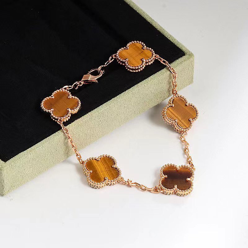 Eternal Clover Pro Bracelet | 18K Gold Plated Luck & Elegance (Gold Chain)