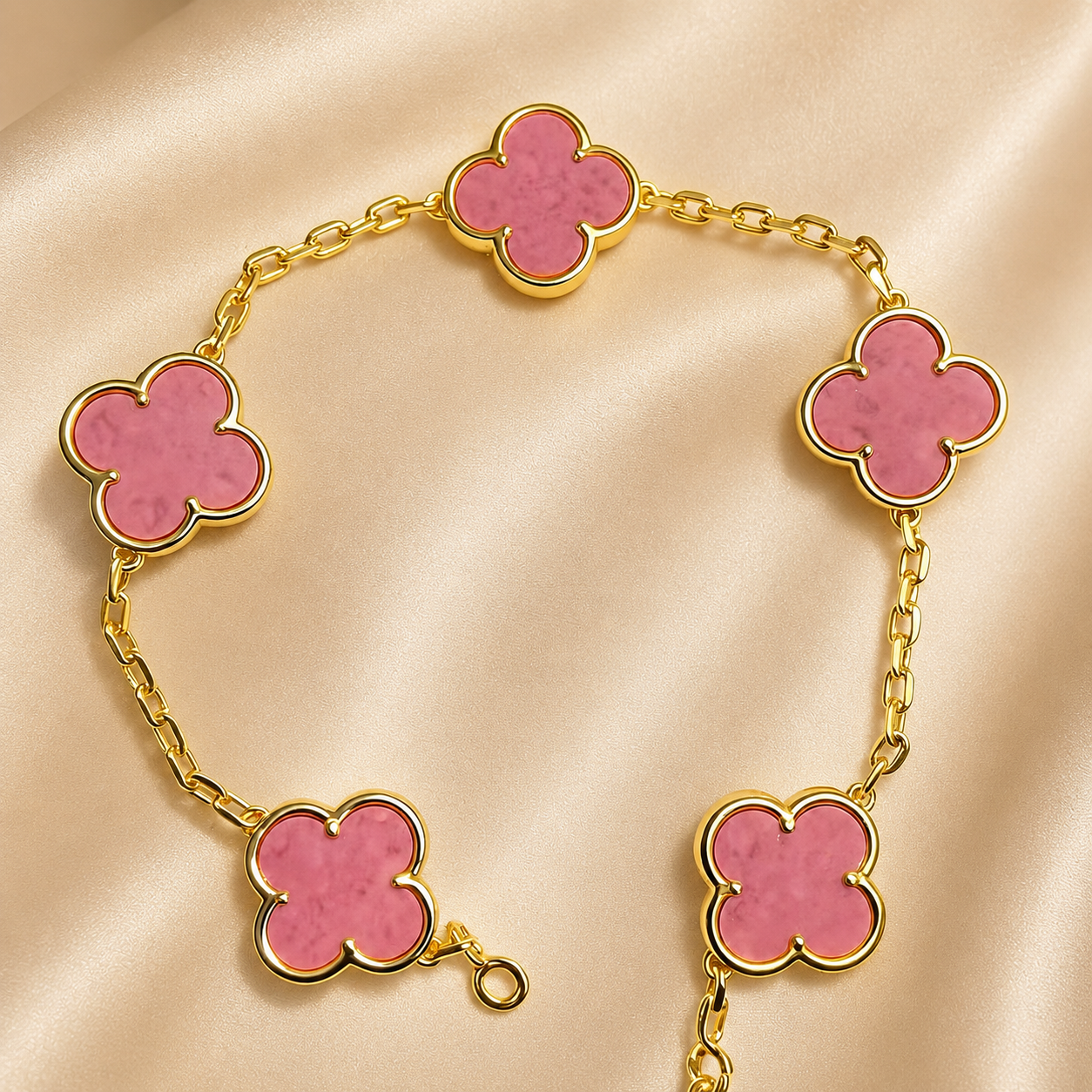 Eternal Clover Pro Bracelet | 18K Gold Plated Luck & Elegance (Gold Chain) LuckCoo