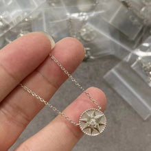 Eight-Point Star Compass Pendant Necklace LuckCoo
