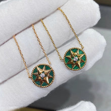 Eight-Point Star Compass Pendant Necklace LuckCoo