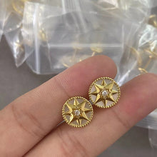 Eight-Point Star Compass Earrings LuckCoo