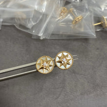 Eight-Point Star Compass Earrings LuckCoo