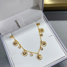 Eight-Point Star Compass Pendant Necklace LuckCoo