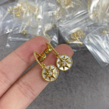 Eight-Point Star Compass Earrings LuckCoo