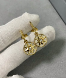 Eight-Point Star Compass Earrings LuckCoo
