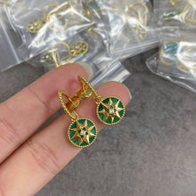 Eight-Point Star Compass Earrings LuckCoo