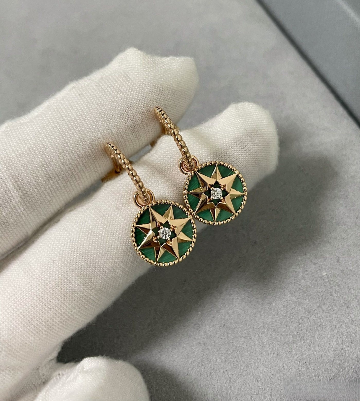 Eight-Point Star Compass Earrings LuckCoo