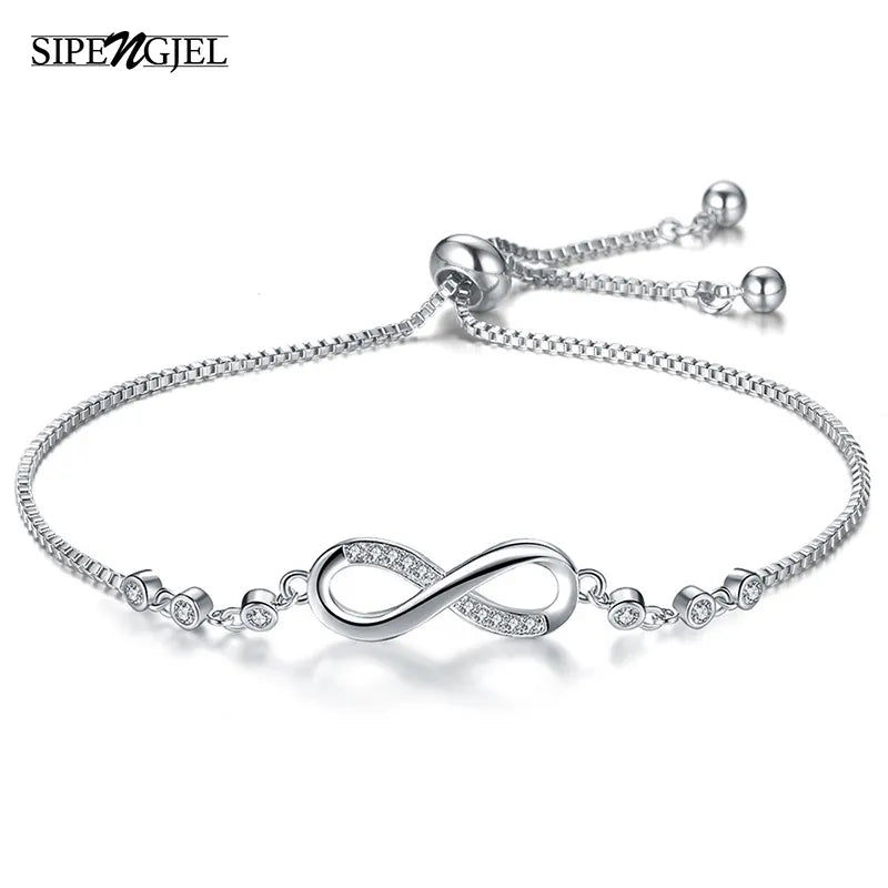 Love Infinity Chain Bracelets