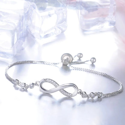 Love Infinity Chain Bracelets