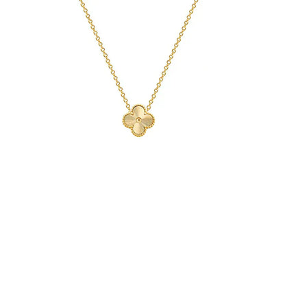 Clover Pendant Necklace – 18K Gold Plated, Waterproof & Elegant Gift