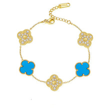 Luckcoo Diamond-Inspired Clover Bracelet – Elegant Everyday Luxury
