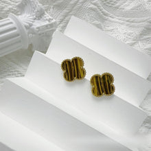 Four-Leaf Clover Earrings for Women – 925 Silver, 18K Gold Plated, Hypoallergenic