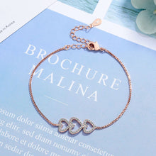 Diamond Love Flower Bracelet