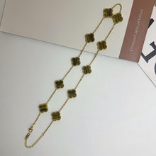 Ten-flower four-leaf clover necklace – Elegant Gift for Her