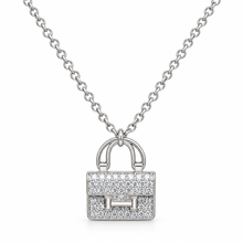 Crystal Mini Handbag Necklace – Purse Pendant | LuckCoo
