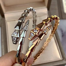 Serpent Aura Bangle – Minimalist Snake Wrap Bracelet, 18K Gold Plated Edition LuckCoo
