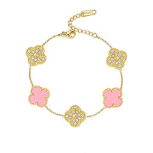 Luckcoo Diamond-Inspired Clover Bracelet – Elegant Everyday Luxury