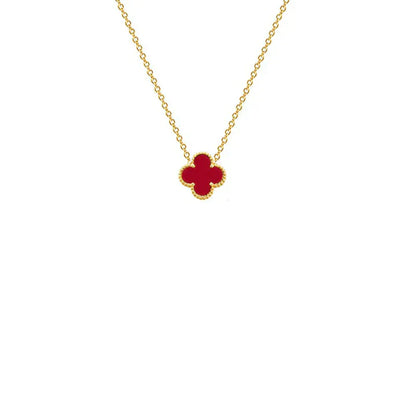 Clover Pendant Necklace – 18K Gold Plated, Waterproof & Elegant Gift