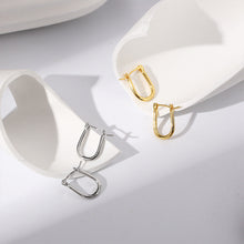 Boucles d'oreilles en forme de fer à cheval en U 