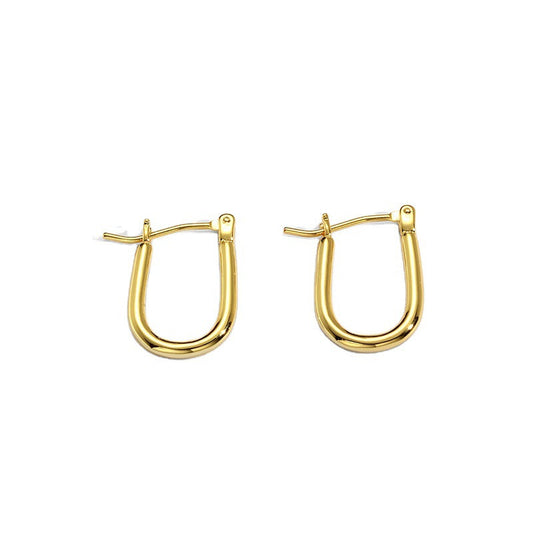 U-shaped Horseshoe Earrings
